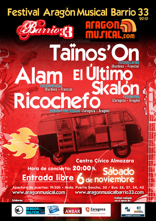 III Edición del Festival Aragón Musical Barrio 33